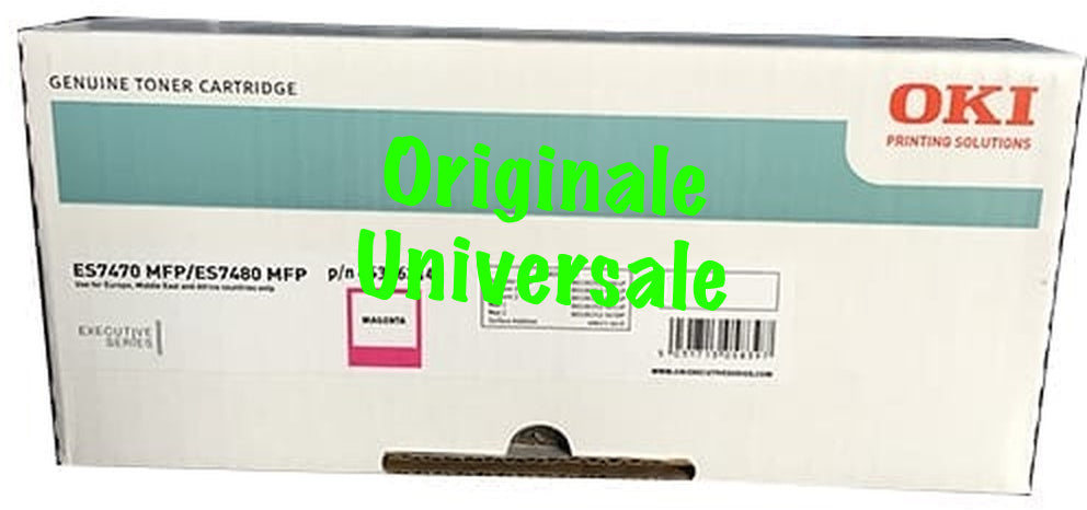 Toner-Originale-Universale™ -OKI-per-ES7470 ES7480 ES 7470 7480-Magenta-11.500 Pagine-45396214