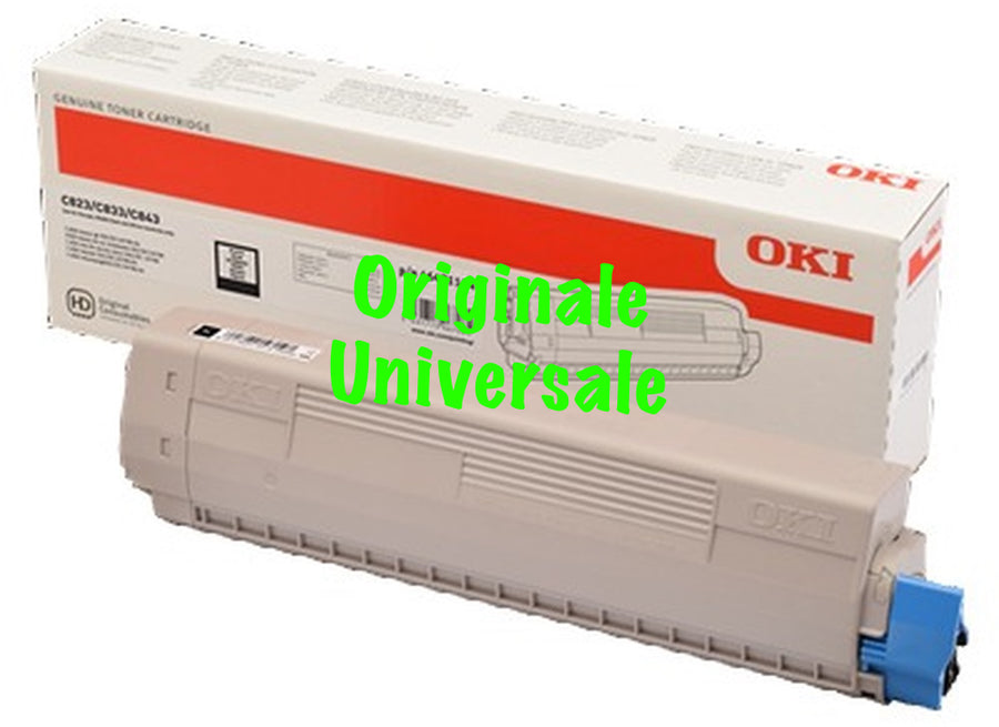 Toner-Originale-Universale™ -OKI-per-C823 C833 C843-Nero-7.000 Pagine-46471104