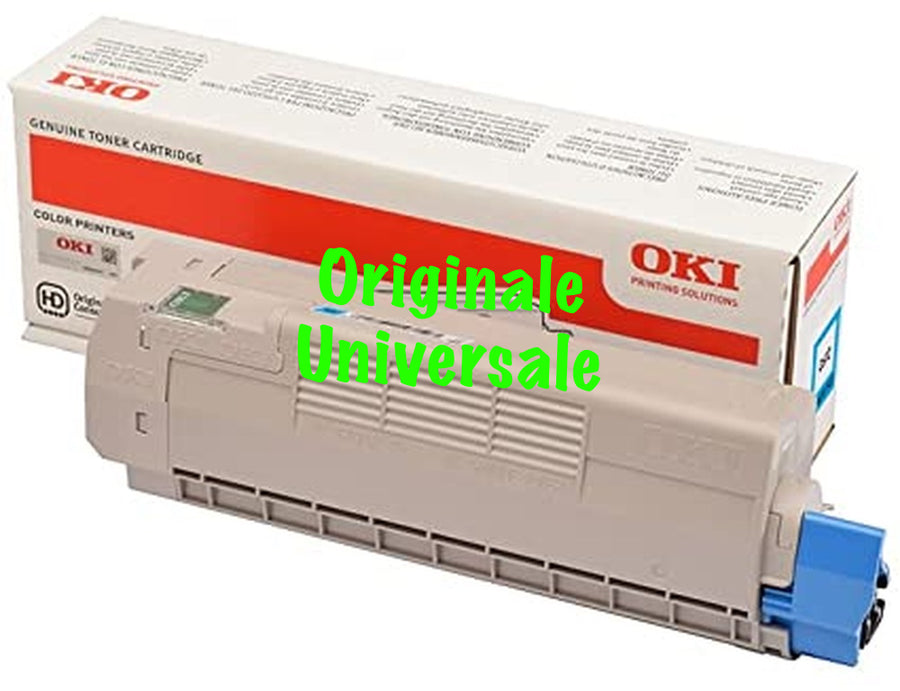 Toner-Originale-Universale™ -OKI-per-C612-Ciano-6.000 Pagine-46507507