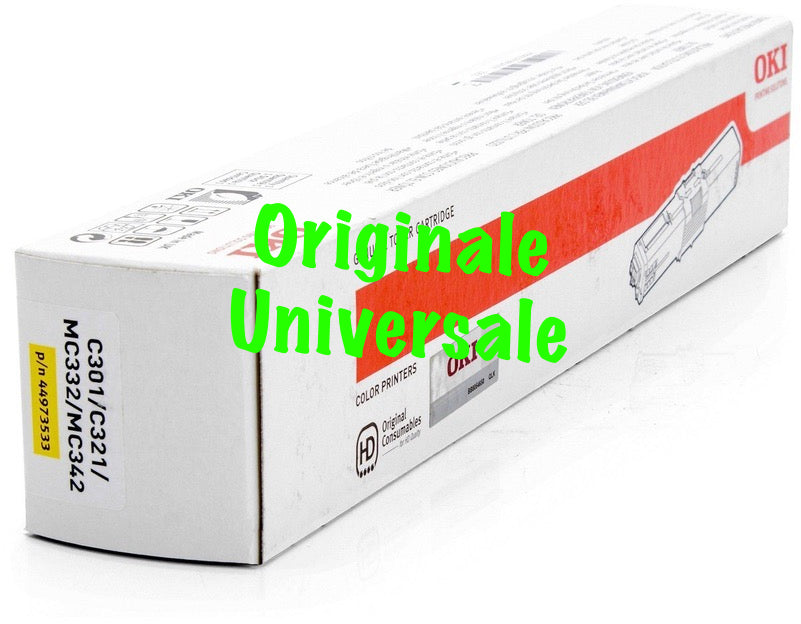 Toner-Originale-Universale™ -OKI-per-C332 MC363-Giallo-3.000 Pagine-46508709