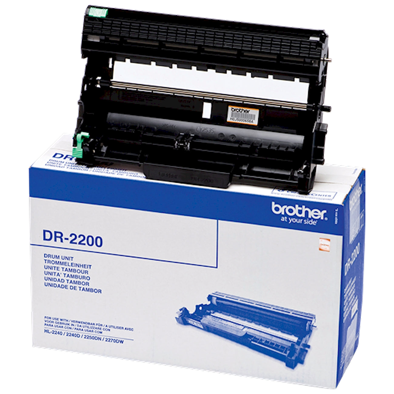 Tamburo Brother DR-2200   - Originale - Nero da 12.000 pagine per Brother FAX-2840, FAX-2845, FAX-2940, HL-2130, HL-2135W, HL-2240D, HL-2240, HL-2250DN, HL-2270DW