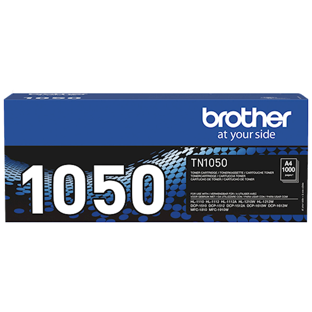 Toner Brother TN-1050   - Originale - Nero da 1.000 pagine per HL-1110, HL-1210W, HL-1212W, MFC-1810, MFC-1910W, DCP-1510, DCP-1512, DCP-1610W, DCP-1612W