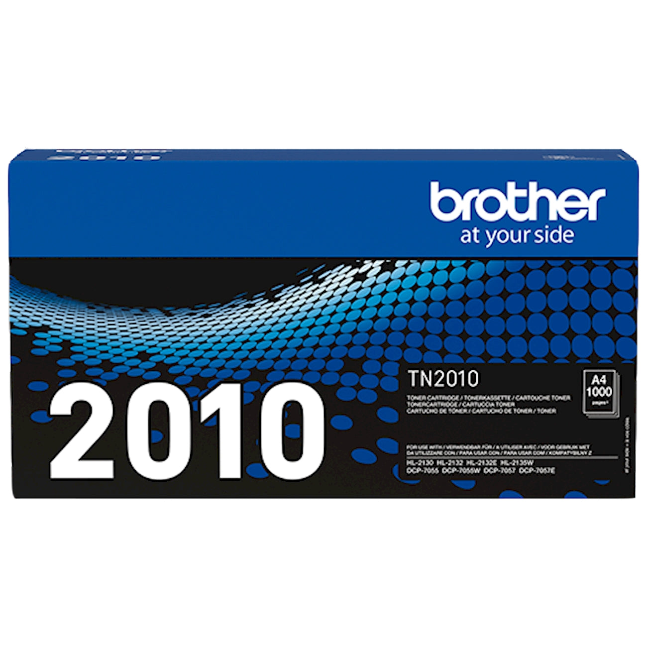 Toner Brother TN-2010   - Originale - Nero da 1.000 pagine per Brother HL-2130, HL-2132, HL-2135W, DCP-7055, DCP-7055W, DCP-7057