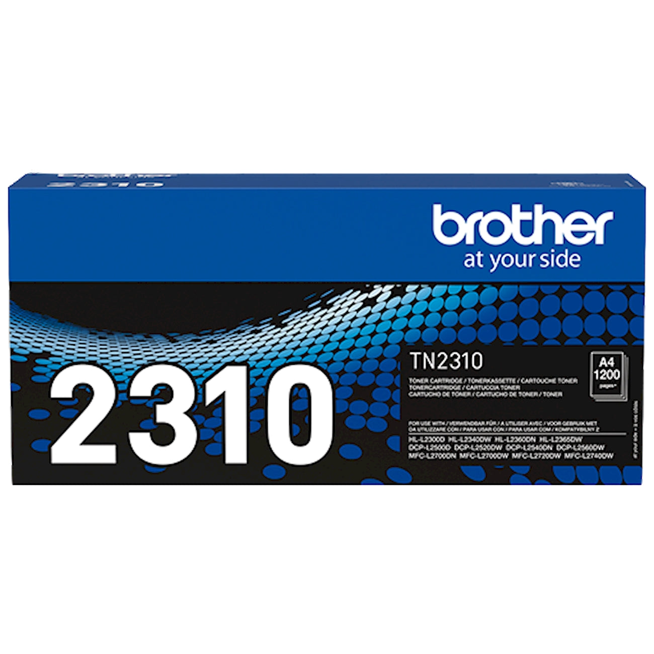 Toner Brother TN-2310   - Originale - Nero da 1.200 pagine per Brother HL-L2300D, HL-L2340DW, HL-L2360DN, HL-L2365DW, DCP-L2500D, DCP-L2520DW, DCP-L2540DN
