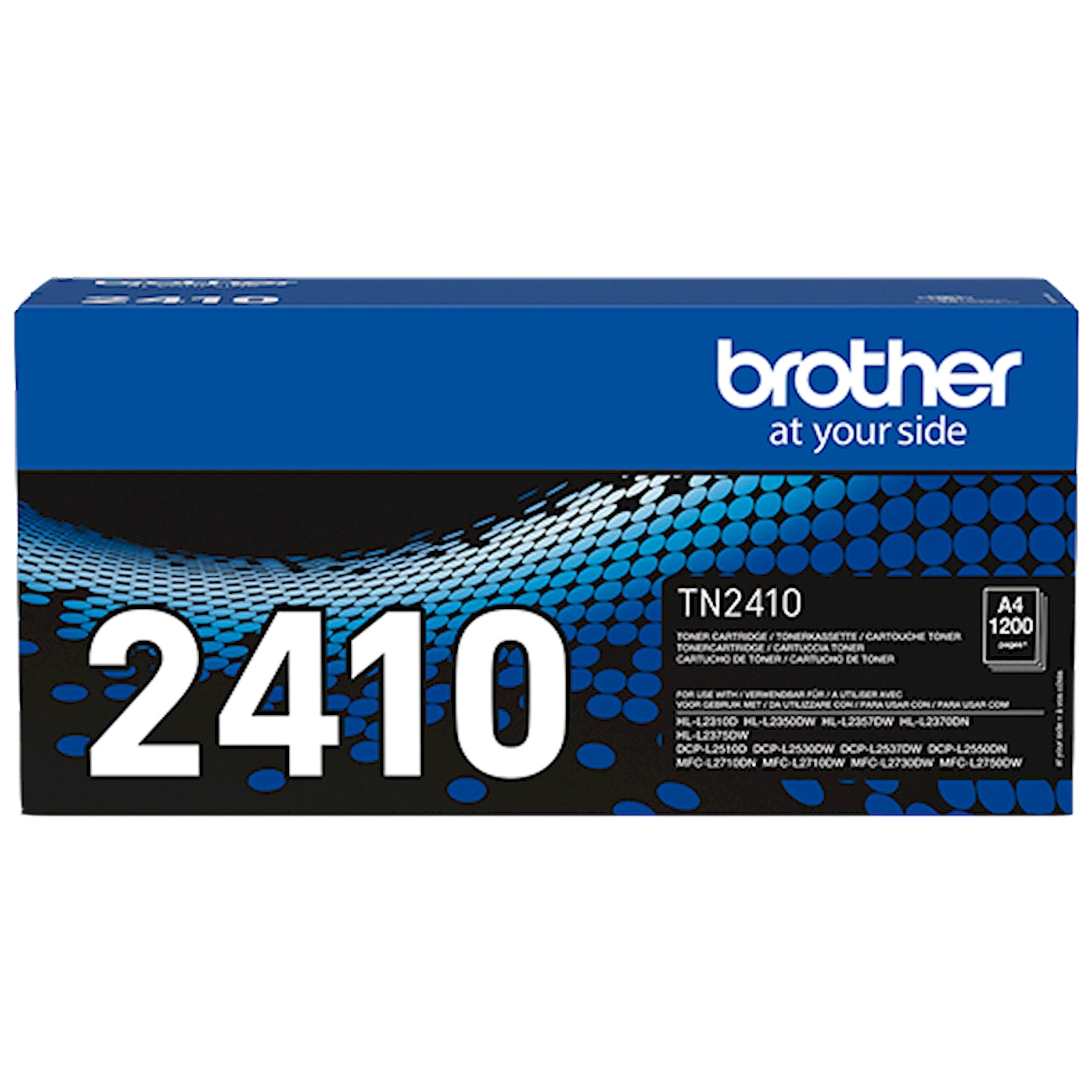Toner Brother TN-2410   - Originale - Nero da 1.200 pagine per Brother HL-L2310D, HL-L2350DW, HL-L2357DW, HL-L2370DN, HL-L2375DW, DCP-L2510D, DCP-L2530DW, DCP-L2537DW
