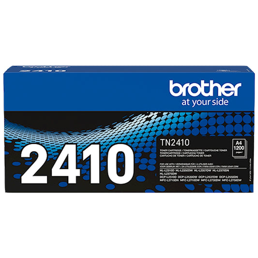 Toner Brother TN-2410   - Originale - Nero da 1.200 pagine per Brother HL-L2310D, HL-L2350DW, HL-L2357DW, HL-L2370DN, HL-L2375DW, DCP-L2510D, DCP-L2530DW, DCP-L2537DW
