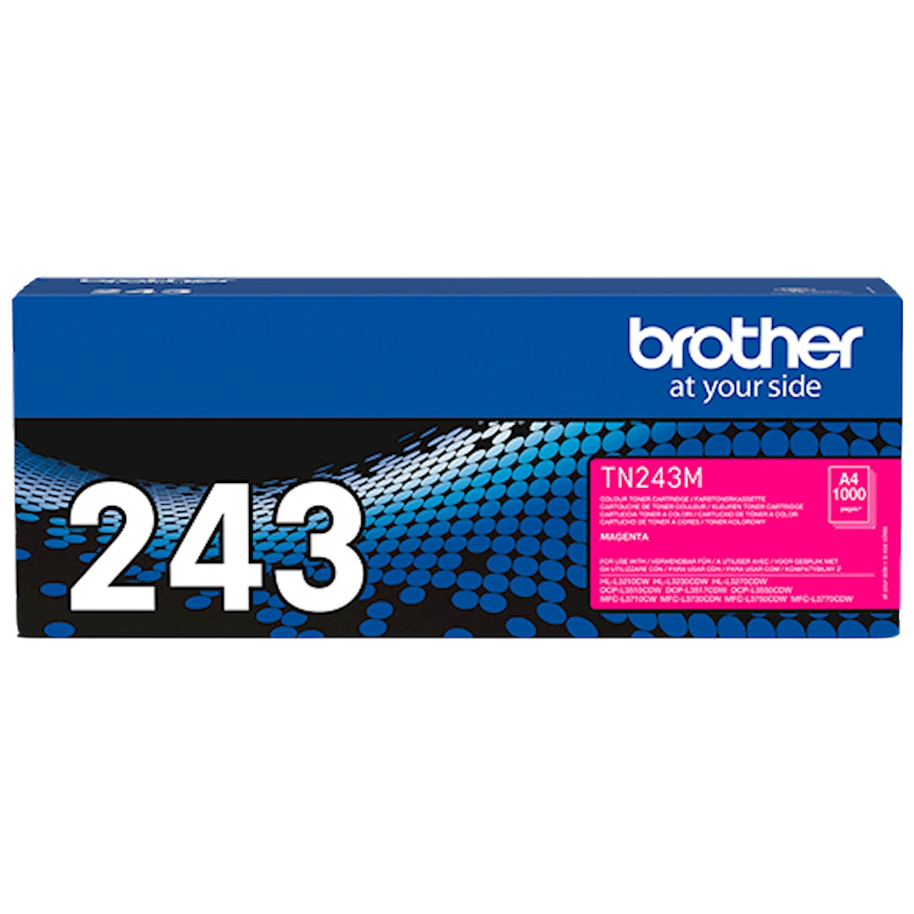 Toner Brother TN-243M   - Originale - Magenta da 1.000 pagine per HL-3142CW, HL-3152CDW, HL-3172CDW, DCP-9017CDW, DCP-9022CDW