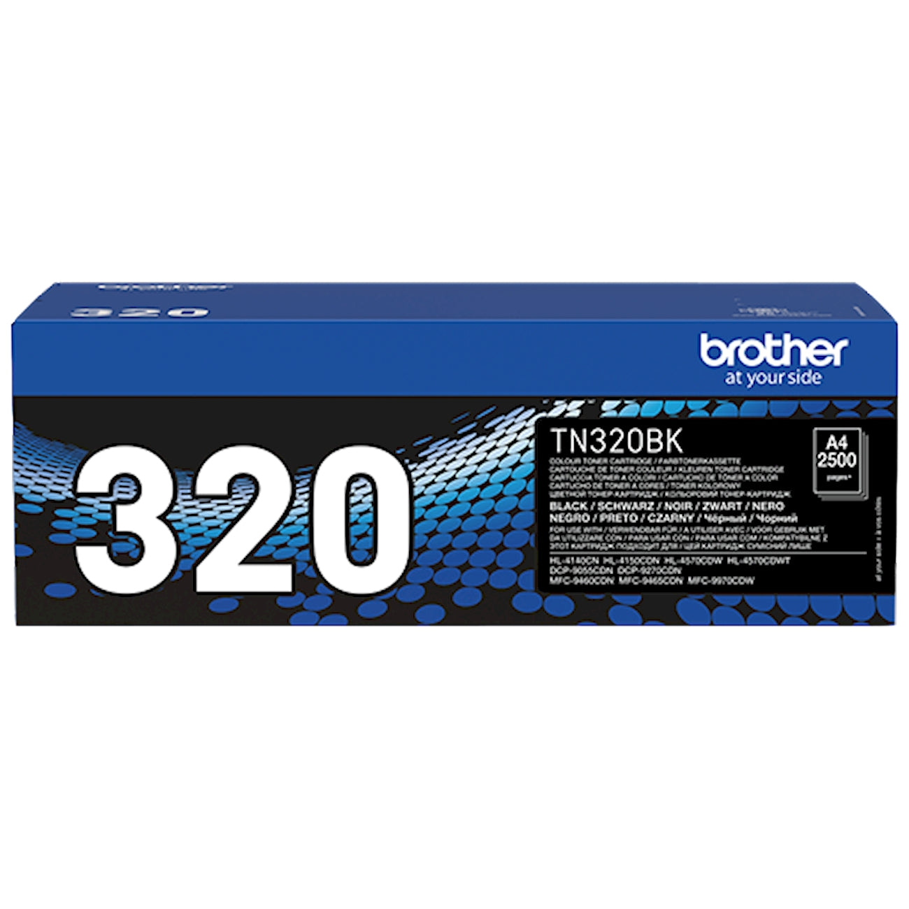 Toner Brother TN-320BK   - Originale - Nero da 2.500 pagine per HL-4140CN, HL-4150CDN, HL-4570CDW, MFC-9460CDN, MFC-9465CDN, MFC-9970CDW, DCP-9055CDN, DCP-9270CDN