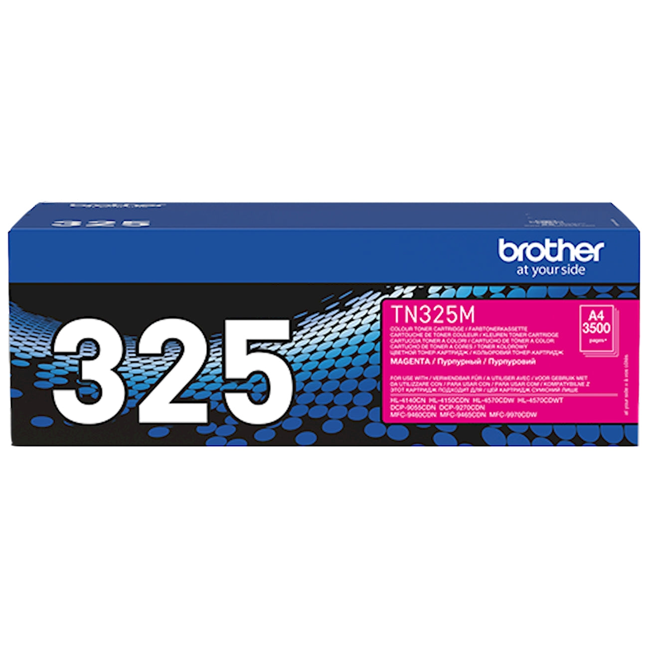 Toner Brother TN-325M   - Originale - Magenta da 3.500 pagine per HL-4140CN, HL-4150CDN, HL-4570CDW, MFC-L9460CDN, MFC-L9465CDN, MFC-9970CDW, DCP-9055CDN, DCP-9270CDN