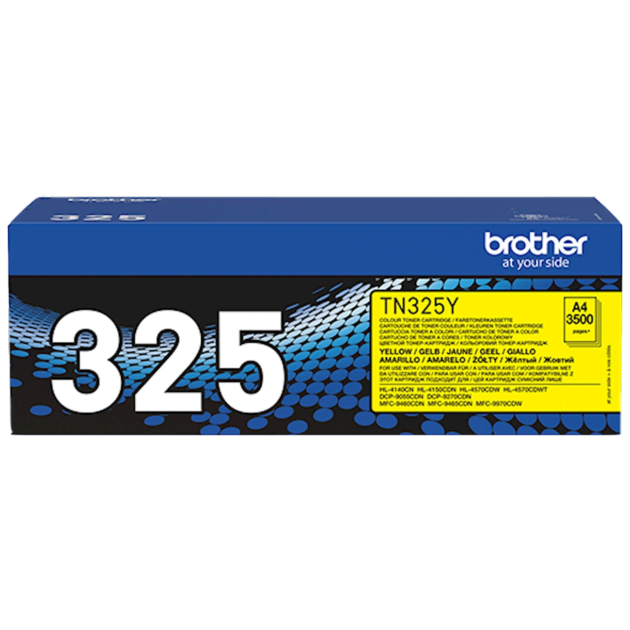 Toner Brother TN-325Y   - Originale - Giallo da 3.500 pagine per Brother HL-4140CN, HL-4150CDN, HL-4570CDW, HL-4570CDWT, DCP-9055CDN, DCP-9270CDN, MFC-L9460CDN, MFC-L9465CDN, MFC-9970CDW