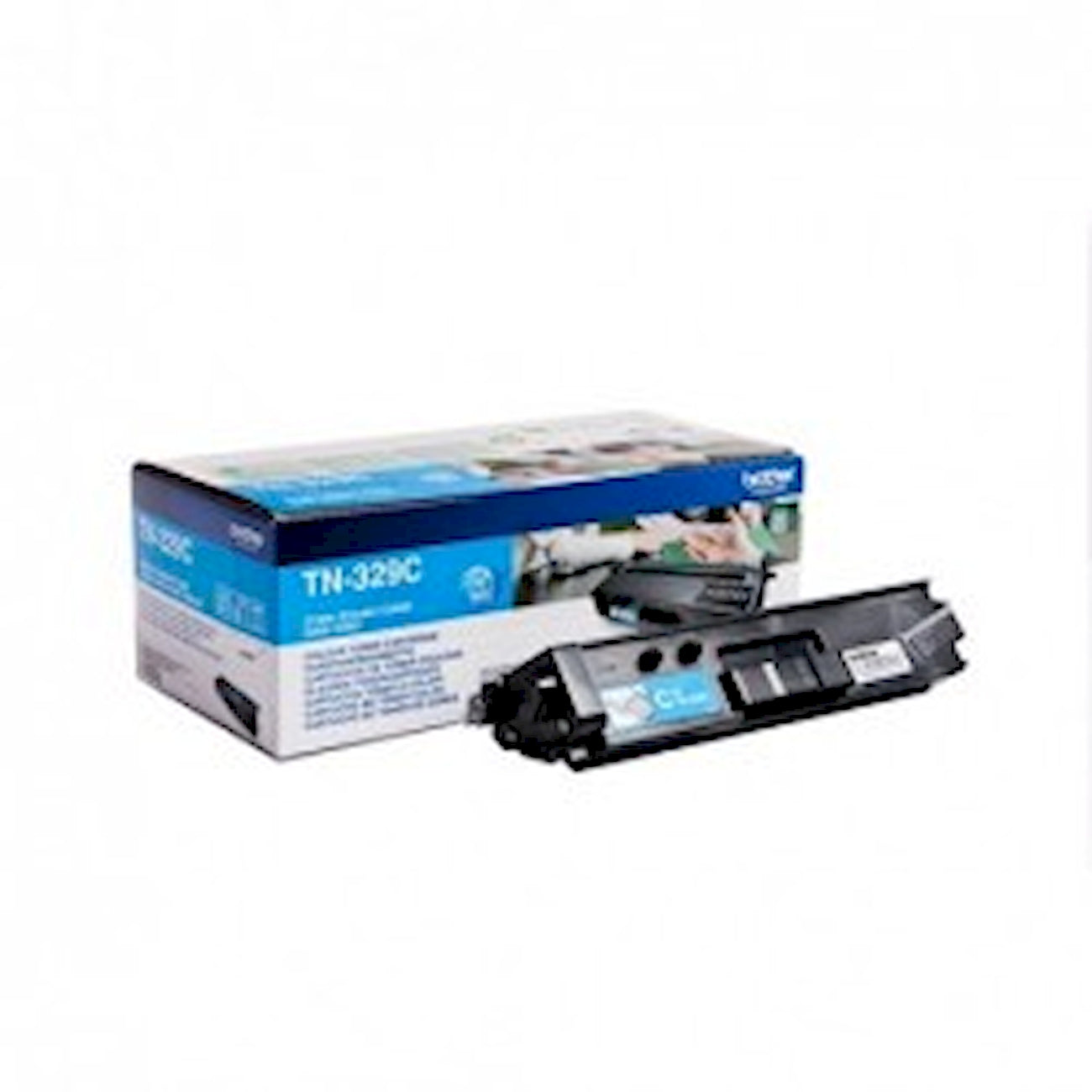 Toner Brother TN-329C   - Originale - Ciano da 6.000 pagine per Brother DCP-L8400CDN, DCP-L8450CDW, HL-L8250CDN, HL-L8350CDW, MFC-L8650CDW, MFC-L8850CDW
