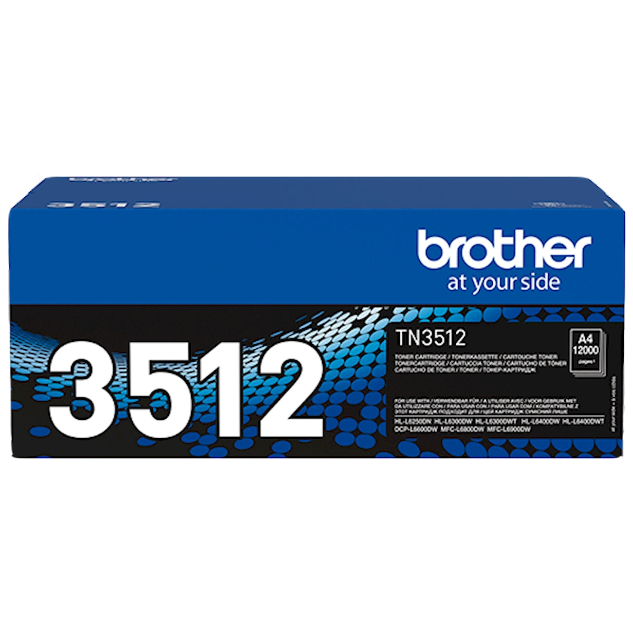Toner Brother TN-3512   - Originale - Nero da 12.000 pagine per HL-L6250DN, HL-L6300DW, HL-L6400DW, HL-L6400DWT, MFC-L6800DW, MFC-L6900DW, MFC-L6950DW, MFC-L6970DW, DCP-L6600DW