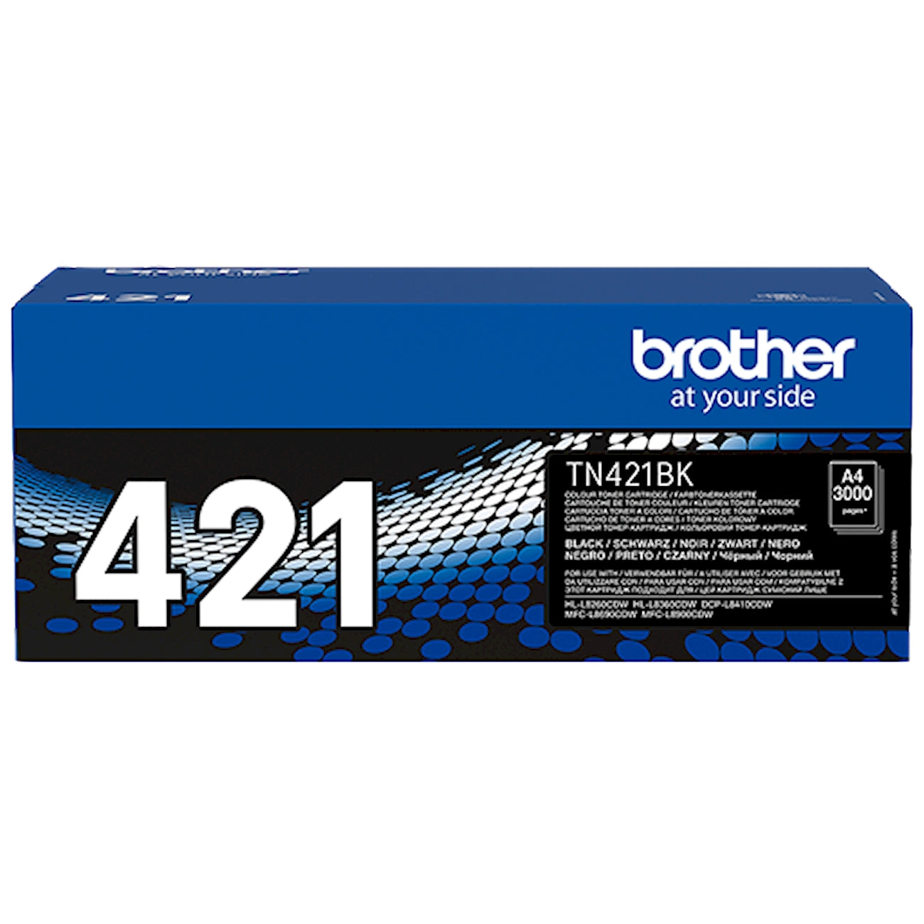 Toner Brother TN-421BK   - Originale - Nero da 3.000 pagine per HL-L8260CDW, HL-L8360CDW, HL-L9310CDW, MFC-L8690CDW, MFC-L8900CDW, DCP-L8410CDW