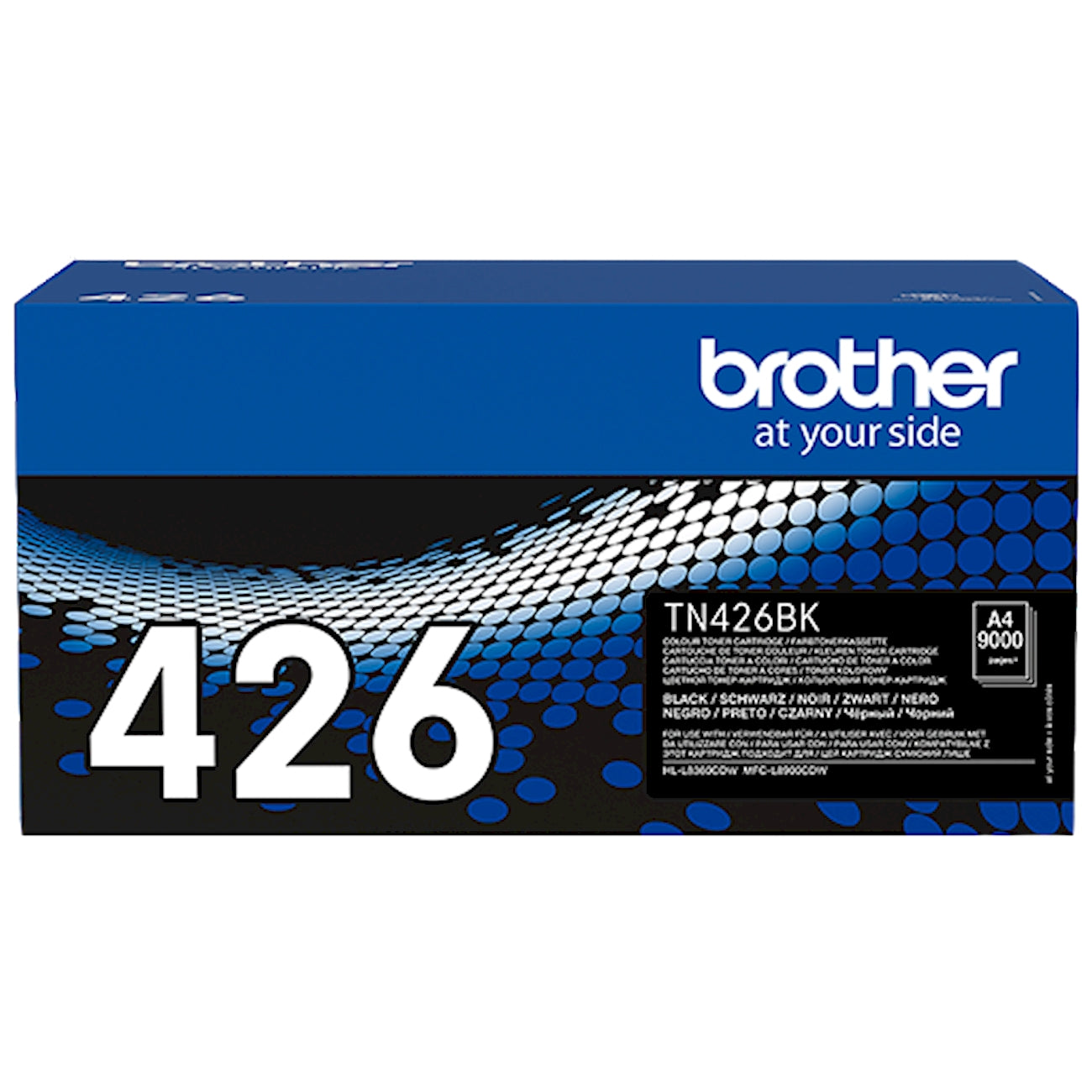 Toner Brother TN-426BK   - Originale - Nero da 9.000 pagine per HL-L8260CDW, HL-L8360CDW, HL-L9310CDW, MFC-L8690CDW, MFC-L8900CDW, DCP-L8410CDW