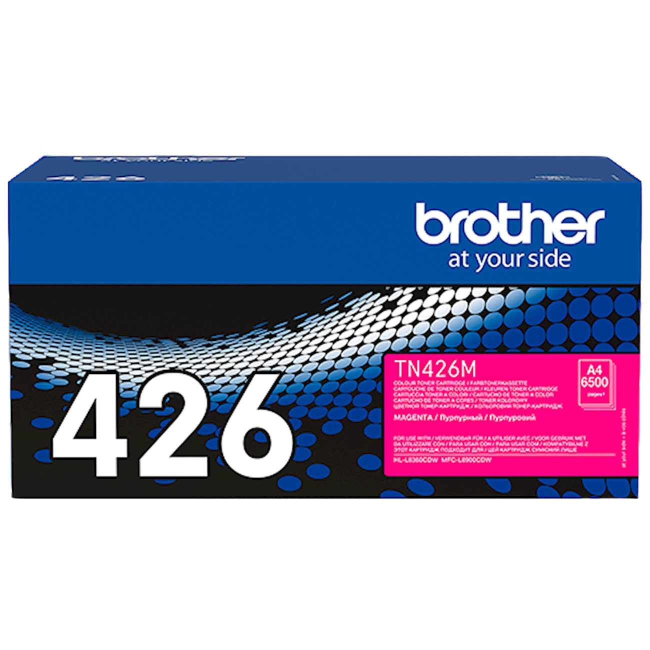 Toner Brother TN-426M   - Originale - Magenta da 6.500 pagine per HL-L8260CDW, HL-L8360CDW, HL-L9310CDW, MFC-L8690CDW, MFC-L8900CDW, DCP-L8410CDW