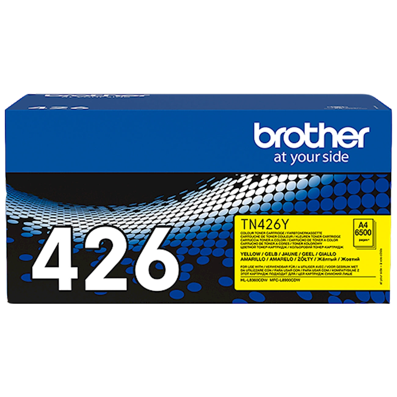 Toner Brother TN-426Y   - Originale - Giallo da 6.500 pagine per HL-L8260CDW, HL-L8360CDW, HL-L9310CDW, MFC-L8690CDW, MFC-L8900CDW, DCP-L8410CDW