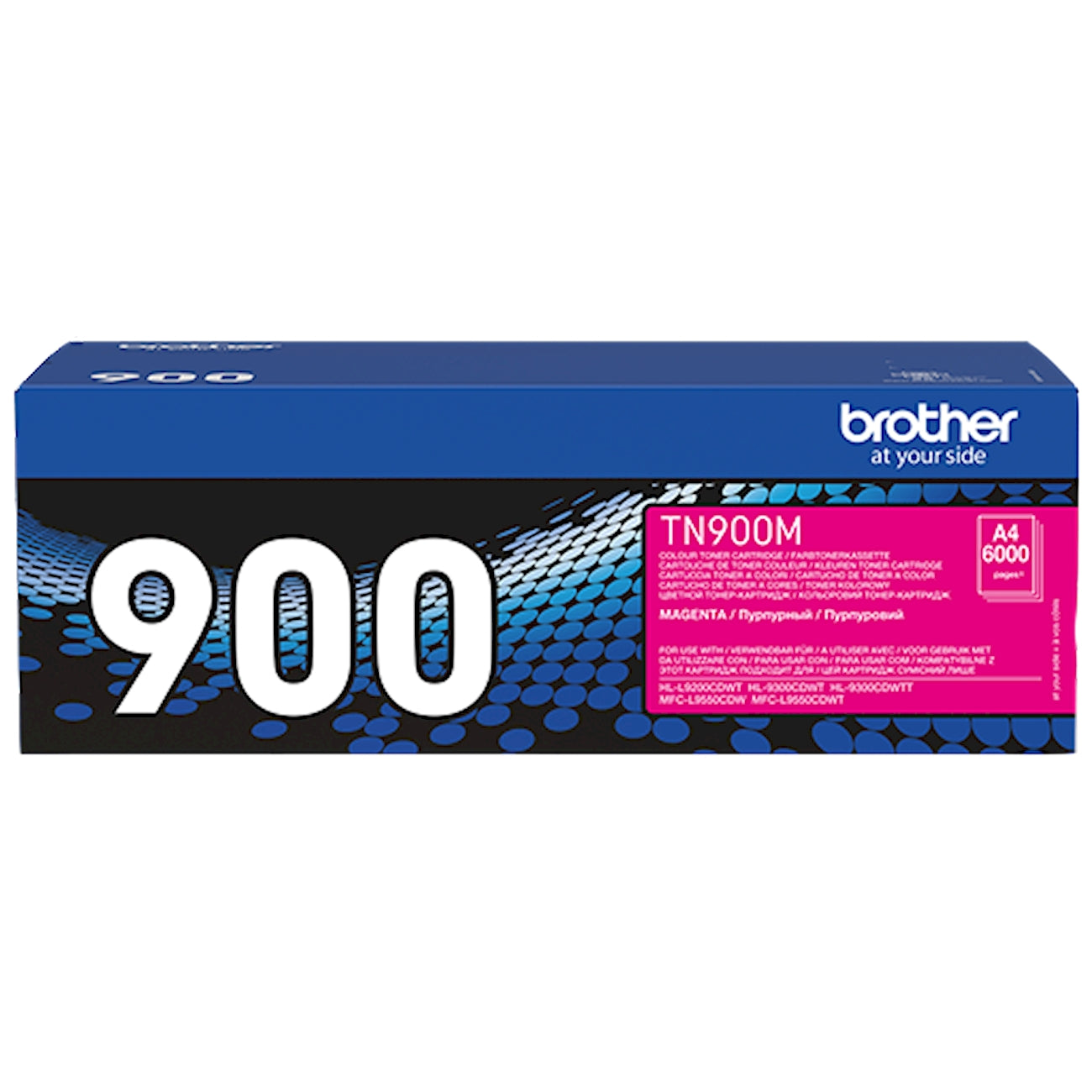 Toner Brother TN-900M   - Originale - Magenta da 6.000 pagine per HL-L9310CDW, HL-L9310CDWT, HL-L9310CDWTT, MFC-L9570CDW, MFC-L9570CDWT