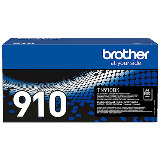 Toner Brother TN-910BK   - Originale - Nero da 9.000 pagine per HL-L9310CDW, HL-L9310CDWT, HL-L9310CDWTT, MFC-L9570CDW, MFC-L9570CDWT