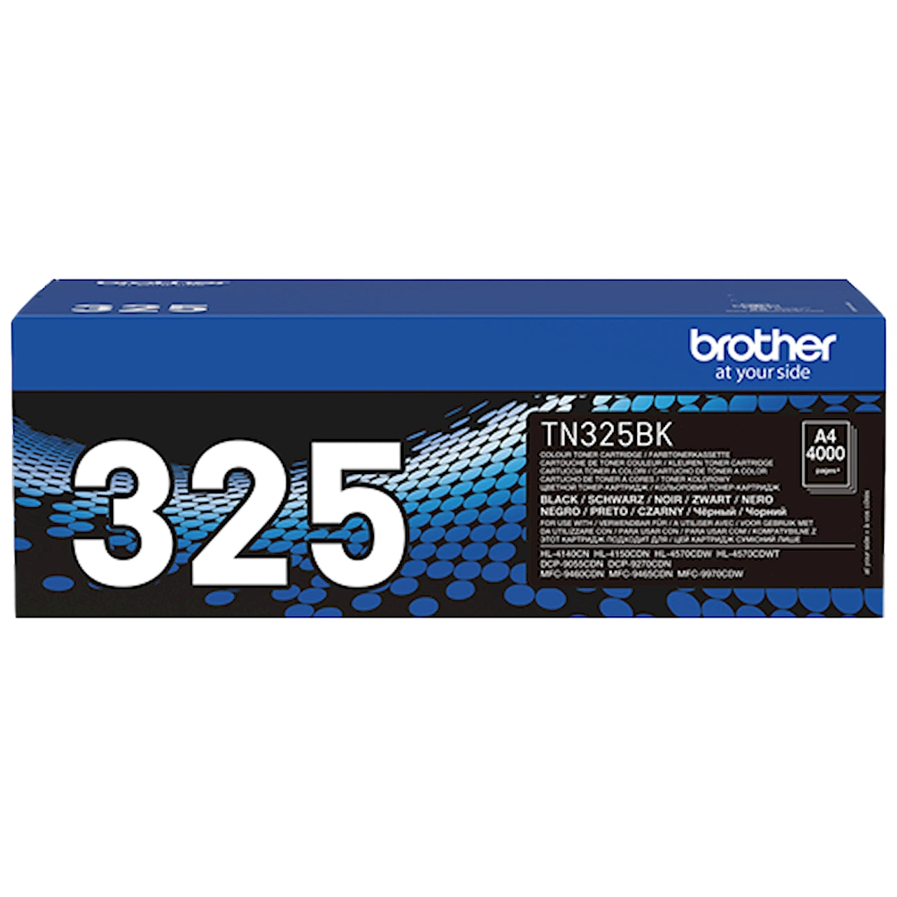 Toner Brother TN325BK   - Originale - Nero da 4.000 pagine per HL-4140CN, HL-4150CDN, HL-4570CDW, HL-4570CDWT, MFC-9460CDN, MFC-9465CDN, MFC-9970CDW, DCP-9055CDN, DCP-9270CDN