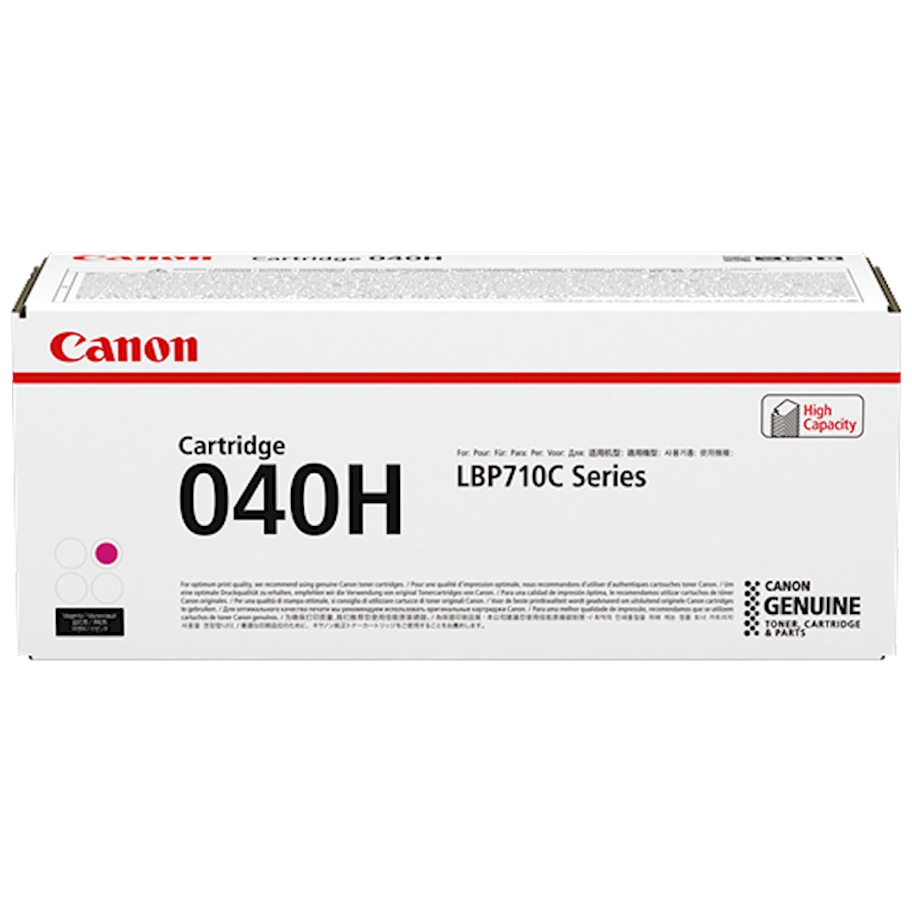 Toner Canon 040hm 0457C001  - Originale - Magenta da 10.000 pagine per i-SENSYS LBP710, LBP712, imageCLASS LBP712