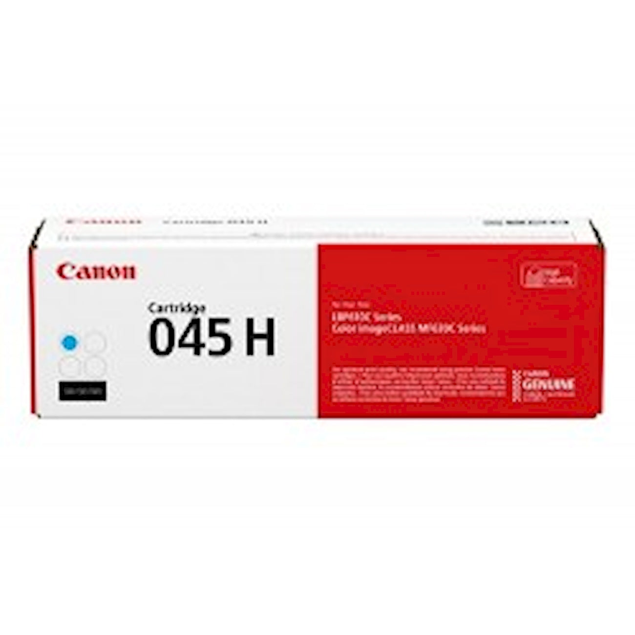 Toner Canon 045hc 1245C002  - Originale - Ciano da 2.200 pagine per i-SENSYS LBP611, LBP613, MF631, MF633, MF635, MF636, imageCLASS LBP612, MF632, MF634