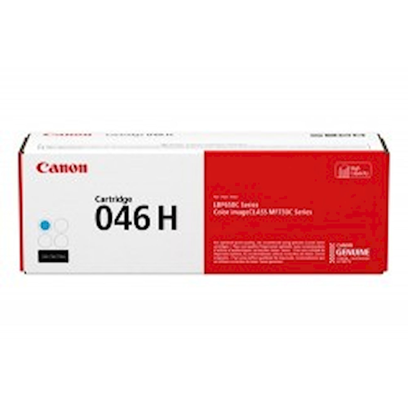 Toner Canon 046hc 1253C002  - Originale - Ciano da 5.000 pagine per i-SENSYS LBP653, LBP654, MF732, MF734, MF735, MF731, MF733