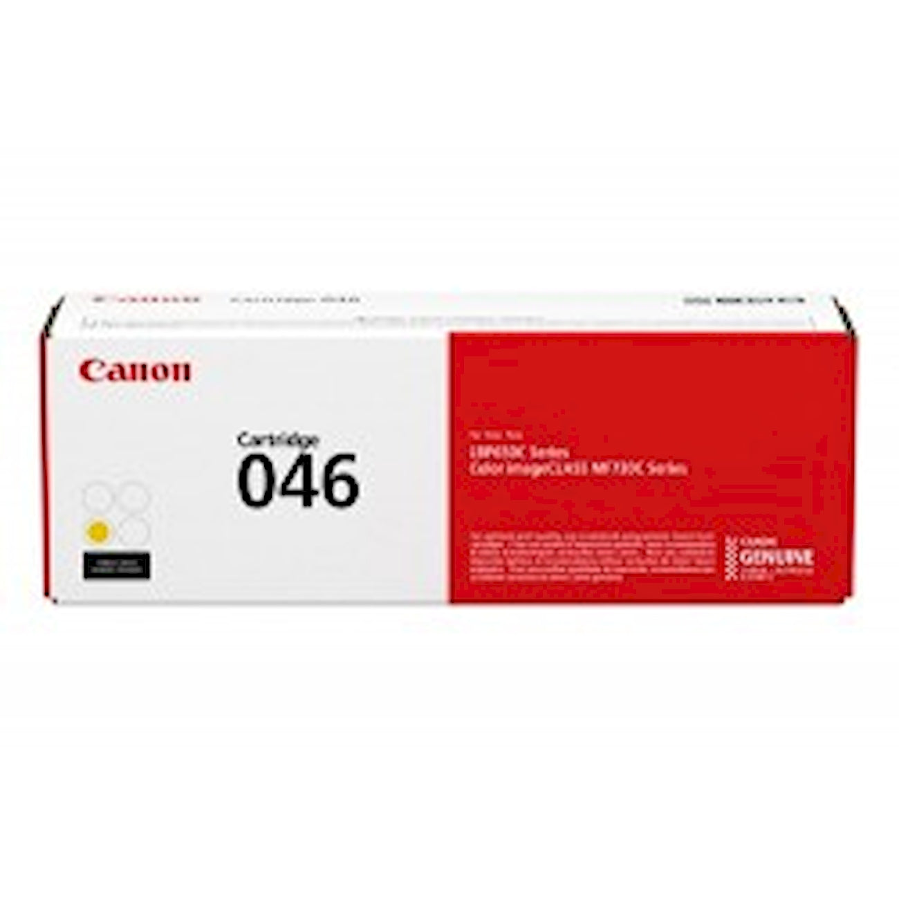 Toner Canon 046y 1247C002  - Originale - Giallo da 2.300 pagine per i-SENSYS LBP653, LBP654, MF731, MF732, MF733, MF734, MF735, imageCLASS LBP654
