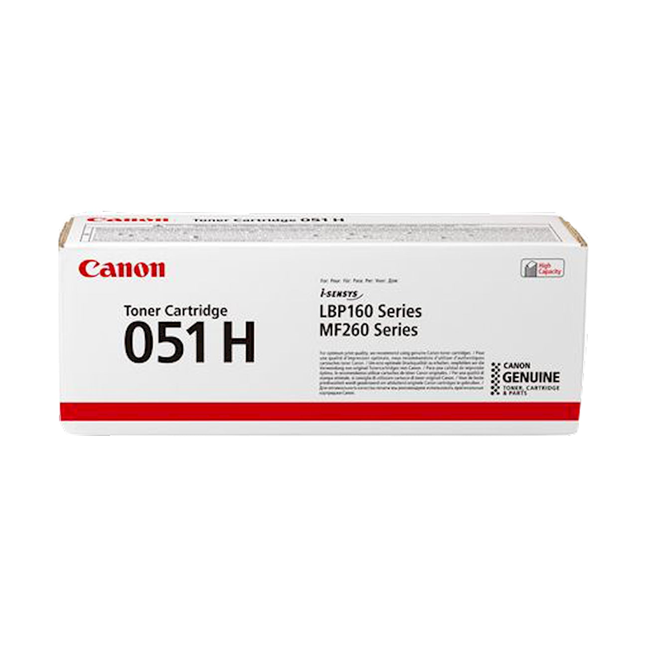 Toner Canon 051h 2169C002  - Originale - Nero da 4.100 pagine per i-SENSYS LBP161, LBP162, MF262, MF264, MF267, MF269, imageCLASS LBP162