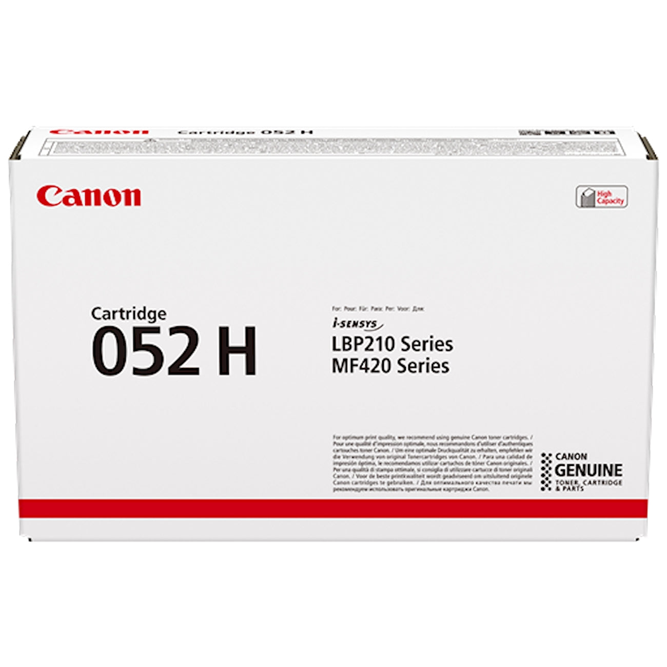 Toner Canon 052h 2200C002  - Originale - Nero da 9.200 pagine per Canon imageCLASS LBP212DW, LBP214DW, LBP215X, MF421DW, MF428X