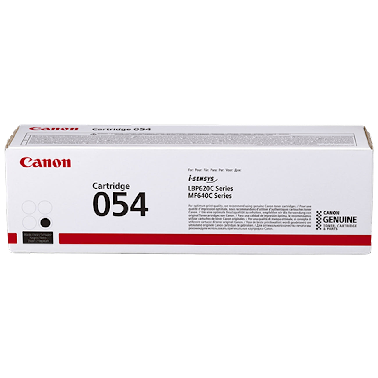 Toner Canon 054 bk 3024C002  - Originale - Nero da 1.500 pagine per Canon imageCLASS LBP622Cdw, LBP623Cdw, MF641Cdw, MF642Cdw, MF644Cdw