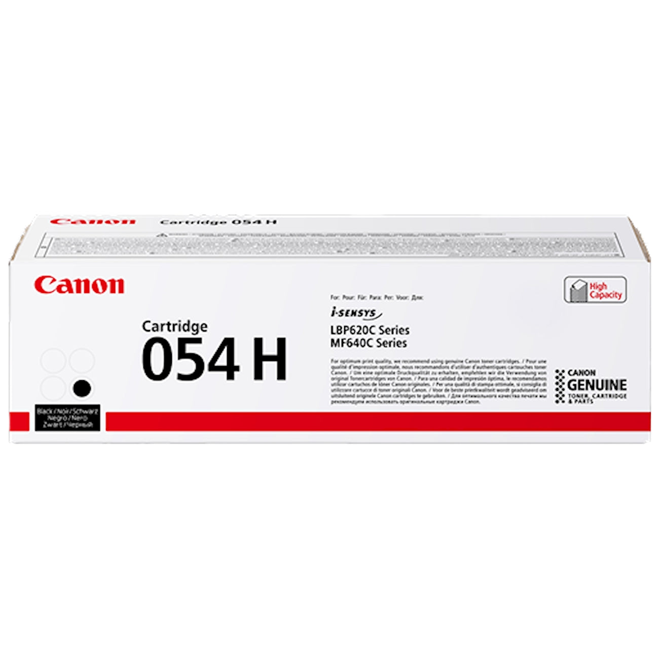 Toner Canon 054 hbk 3028C002  - Originale - Nero da 3.100 pagine per Canon imageCLASS LBP622Cdw, LBP623Cdw, MF641Cdw, MF642Cdw, MF644Cdw