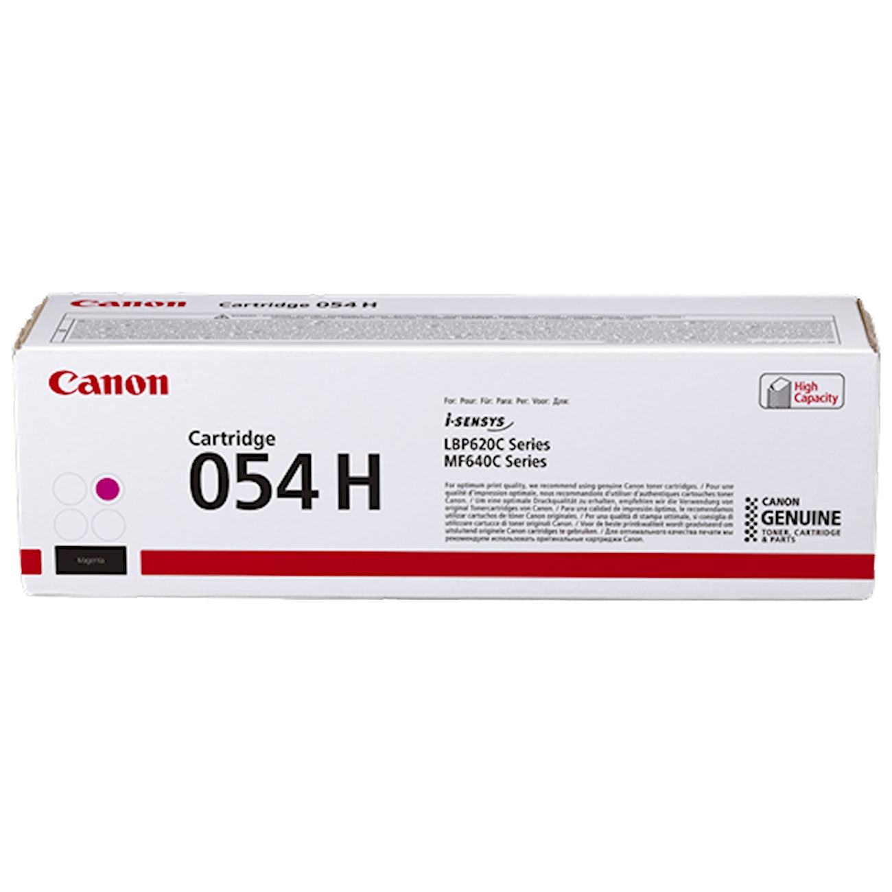 Toner Canon 054 hm 3026C002  - Originale - Magenta da 2.300 pagine per i-SENSYS LBP621, LBP623, MF641, MF642, MF643, MF644, MF645