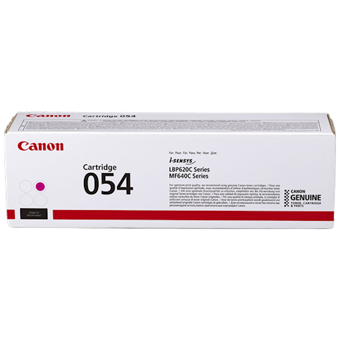 Toner Canon 054 m 3022C002  - Originale - Magenta da 1.200 pagine per i-SENSYS LBP621, LBP623, MF641, MF643, MF645, imageCLASS LBP622, MF642, MF644