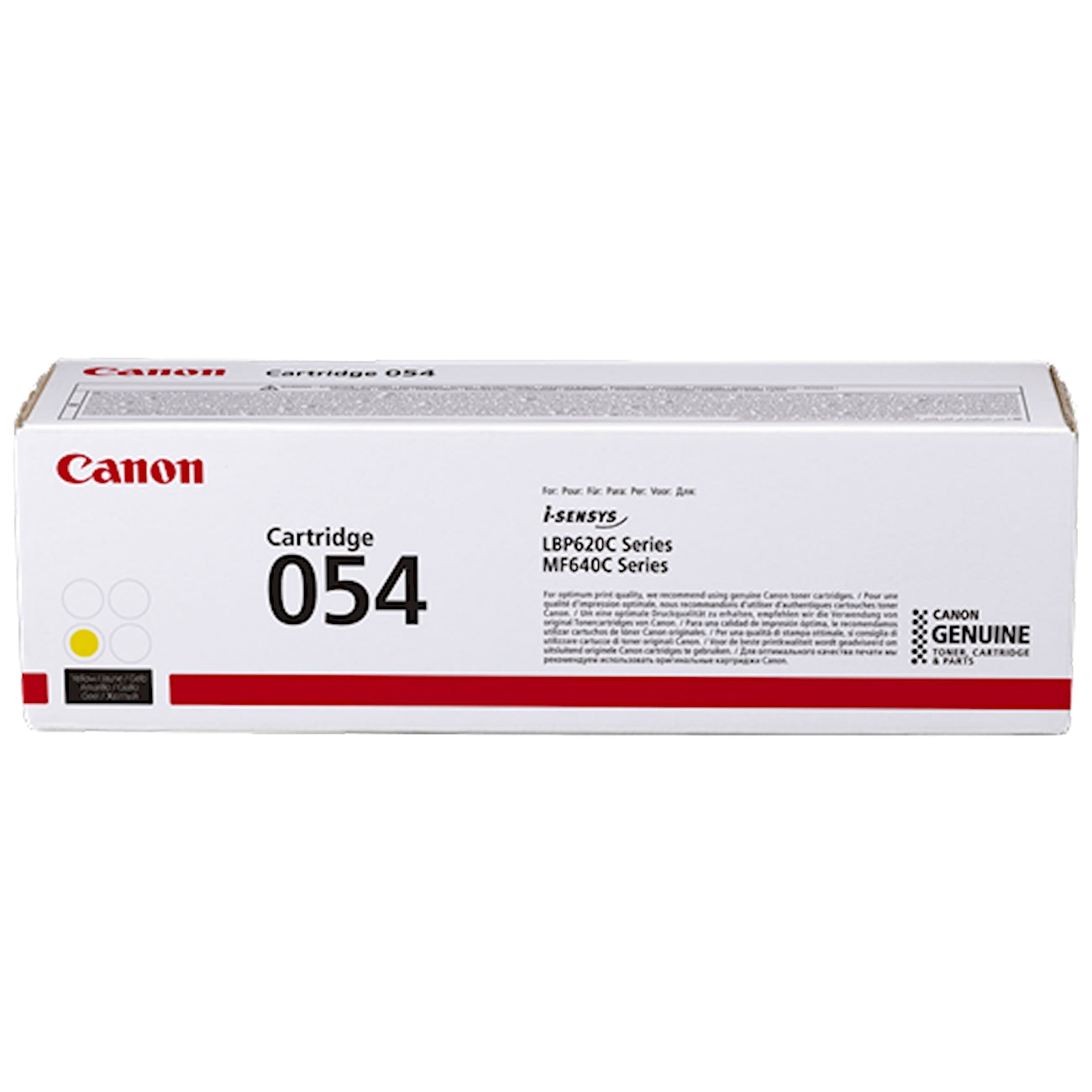 Toner Canon 054 y 3021C002  - Originale - Giallo da 1.200 pagine per i-SENSYS LBP621, LBP623, MF641, MF643, MF645, imageCLASS LBP622, MF642, MF644