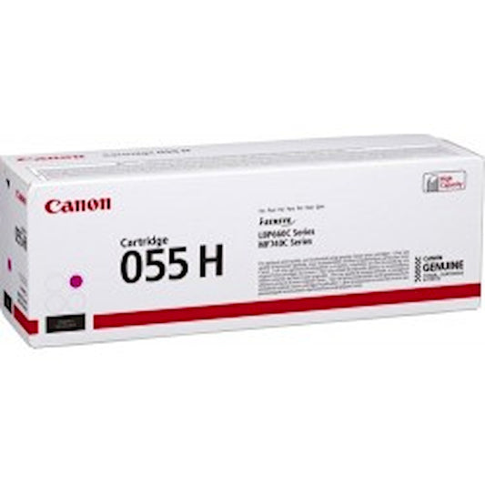 Toner Canon 055 H 3018C002  - Originale - Magenta da 5.900 pagine per imageCLASS LBP660C, LBP664Cdw, MF740C, MF741Cdw, MF743Cdw, MF745Cdw, MF746Cdw