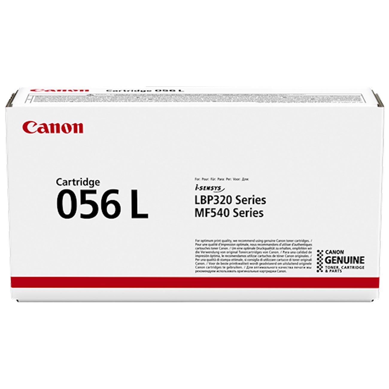 Toner Canon 056l 3006C002  - Originale - Nero da 5.100 pagine per Canon i-SENSYS LBP325x, MF542x, MF543x