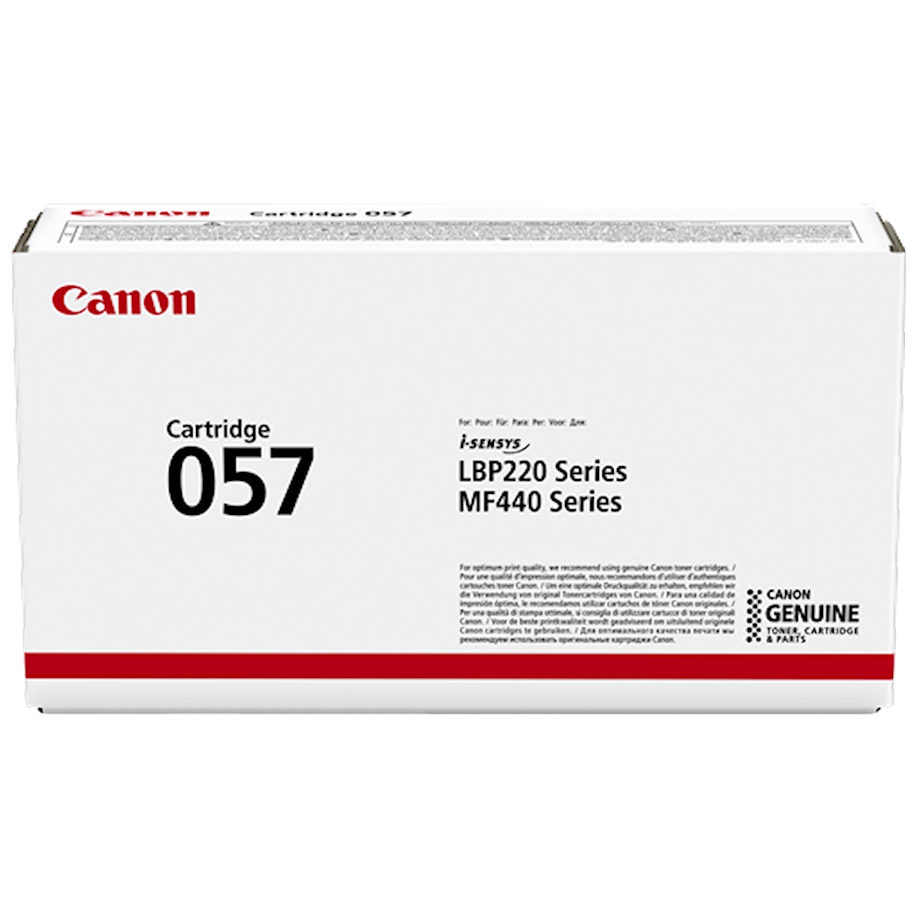Toner Canon 057 3009C002  - Originale - Nero da 3.100 pagine per Canon i-SENSYS LBP223dw, LBP226dw, LBP228x, MF443dw, MF445dw, MF446x, MF449x