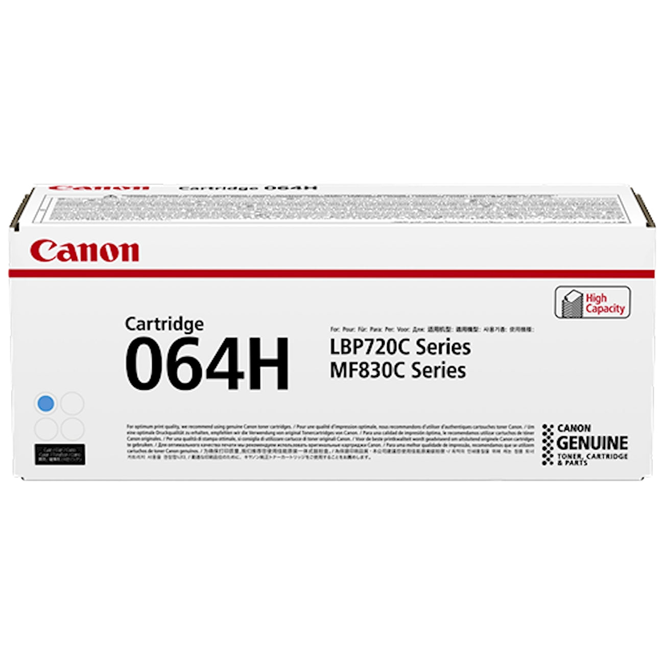 Toner Canon 064 hc   - Originale - Ciano da 10.400 pagine per i-SENSYS MF832, LBP722