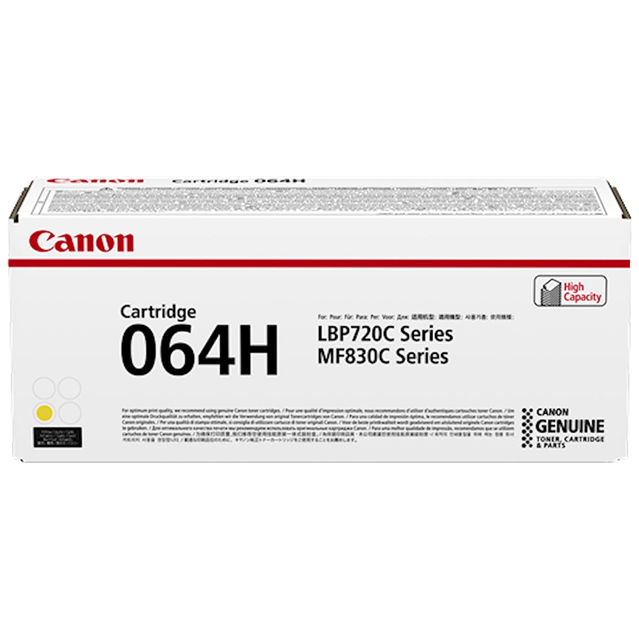 Toner Canon 064 hy 4932C001  - Originale - Giallo da 10.400 pagine per i-SENSYS MF832, LBP722