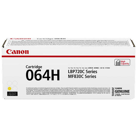 Toner Canon 064 hy 4932C001  - Originale - Giallo da 10.400 pagine per i-SENSYS MF832, LBP722