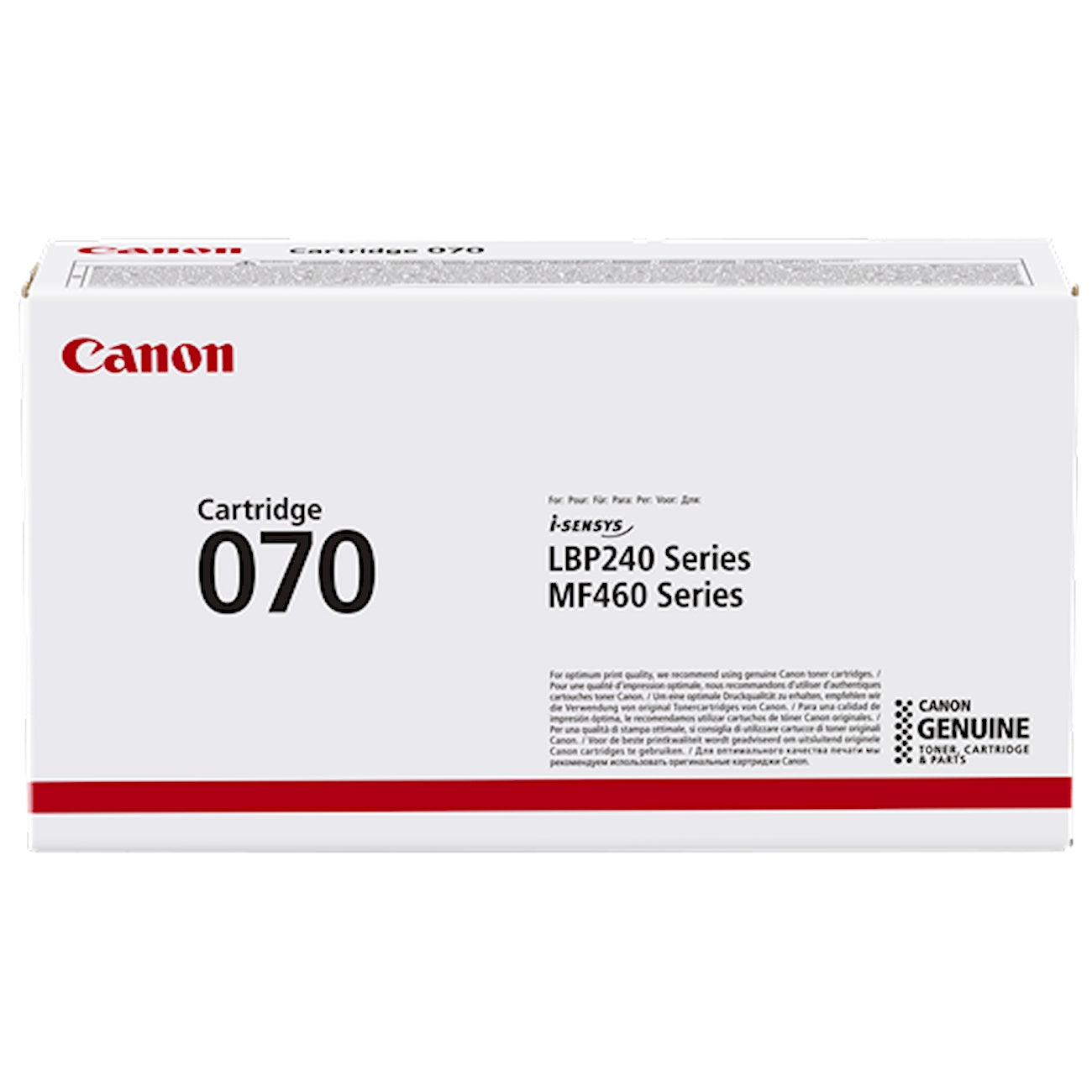Toner Canon 070 5639C002  - Originale - Nero da 3.000 pagine per i-SENSYS LBP243, LBP246, MF461, MF463, MF465, imageCLASS LBP246, LBP247, MF462