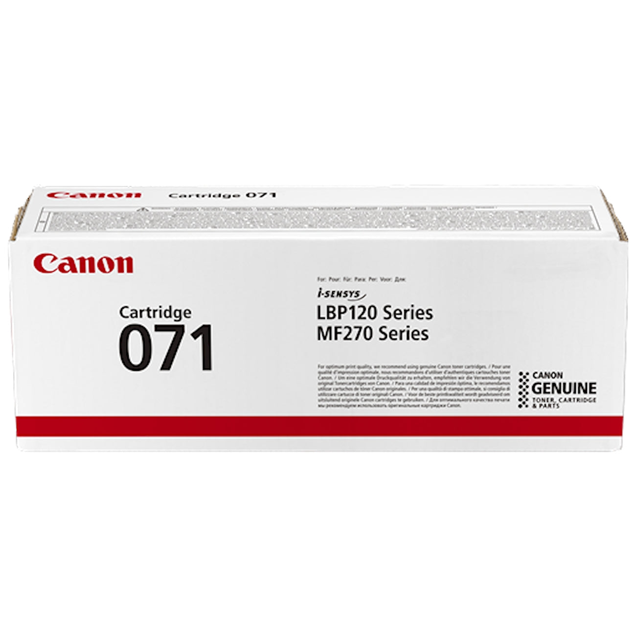Toner Canon 071 5645C002  - Originale - Nero da 1.200 pagine per i-SENSYS LBP121, LBP122, MF271, MF272, MF273, MF274, MF275 (serie dw, dn, n)