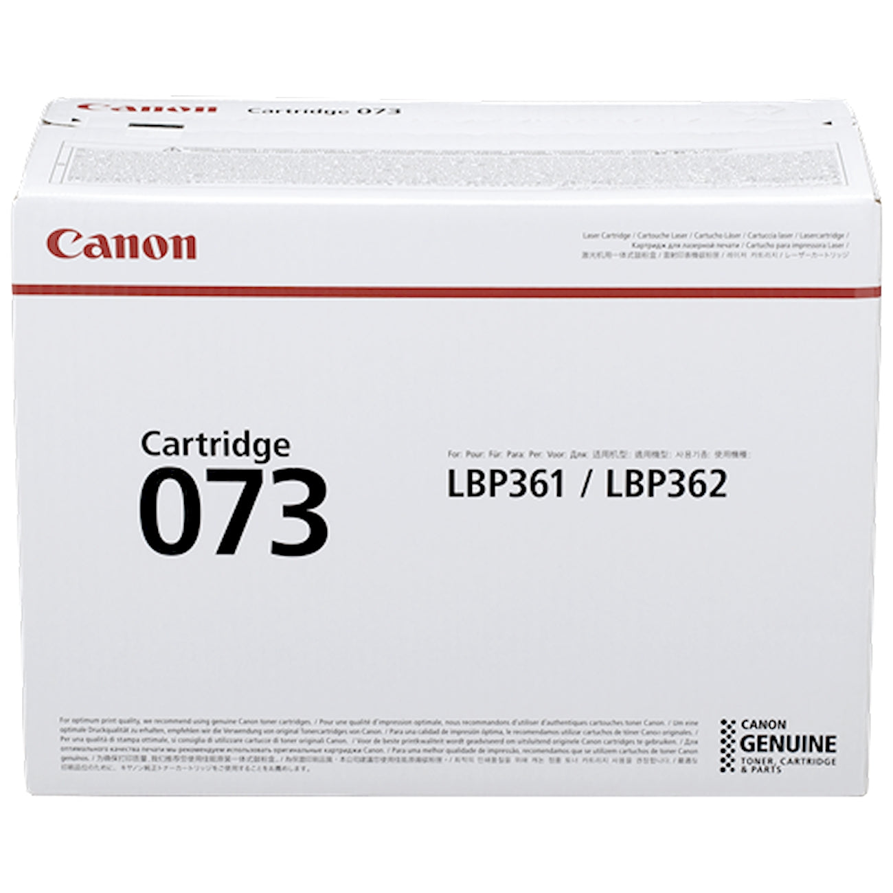 Toner Canon 073 5724C001  - Originale - Nero da 27.000 pagine per Canon i-SENSYS LBP361, LBP362