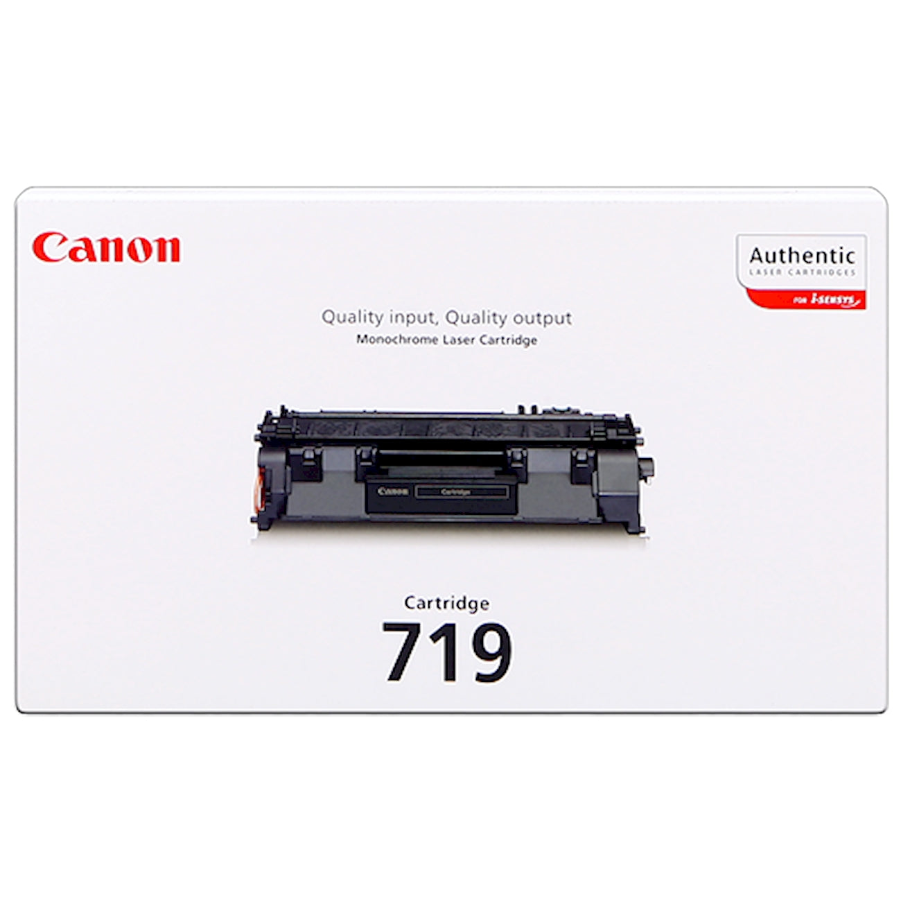 Toner Canon 719 3479B002  - Originale - Nero da 2.100 pagine per Canon i-SENSYS LBP6300dn, LBP6650dn, MF5840dn, MF5880dn, MF5940dn, MF5980dw