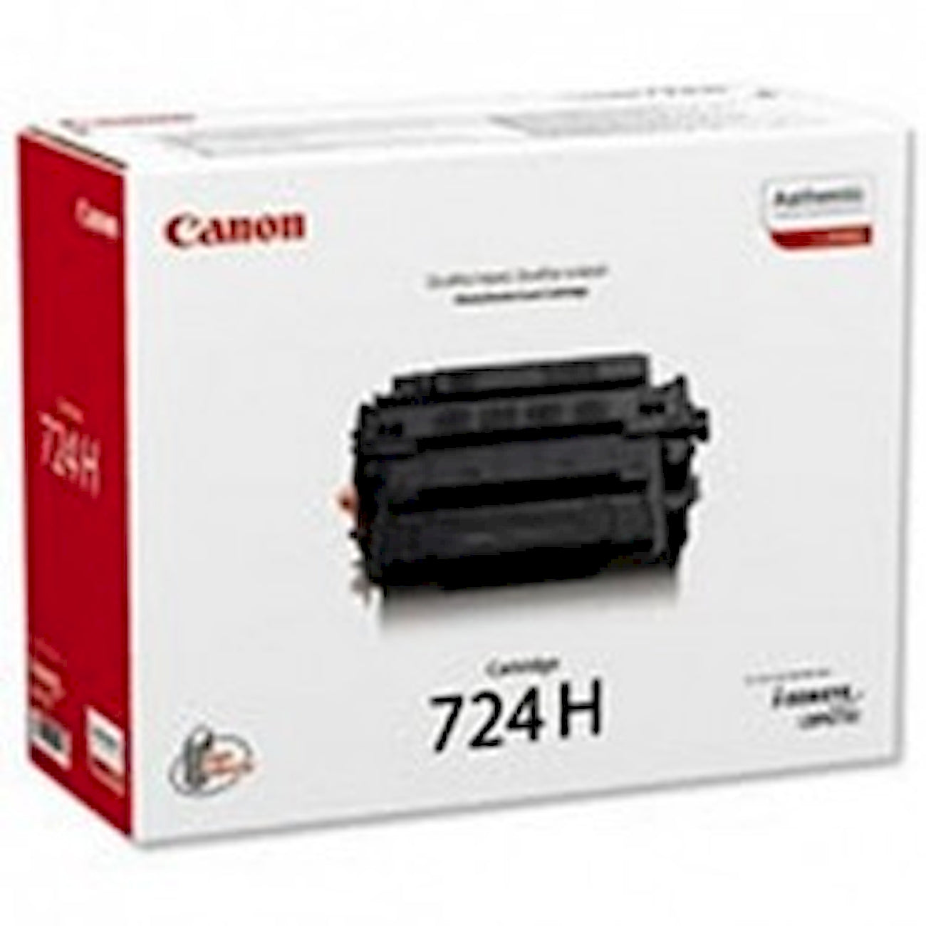 Toner Canon 724h 3482B002  - Originale - Nero da 12.500 pagine per Canon i-SENSYS LBP3580, LBP6700, LBP6750dn
