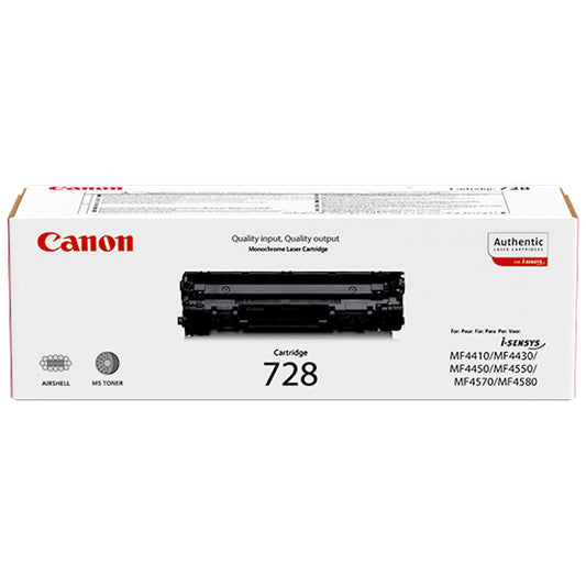 Toner Canon 728 3500B002  - Originale - Nero da 2.100 pagine per Canon ImageClass MF4410, MF4420n, MF4412, MF4430, MF4450, MF4570dn, MF4580dn, MF4780