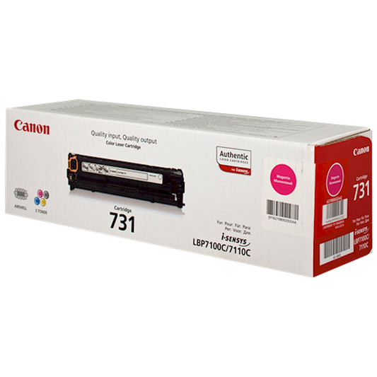 Toner Canon 731 M 6270B002  - Originale - Magenta da 1.500 pagine per i-SENSYS LBP7100, LBP7110, MF623, MF628, MF8230, MF8280