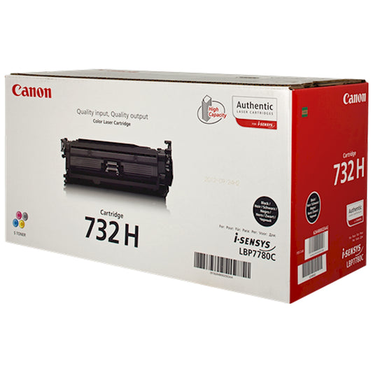 Toner Canon 732hbk 6264B002  - Originale - Nero da 12.000 pagine per i-SENSYS LBP7780, LBP5480, LBP7780