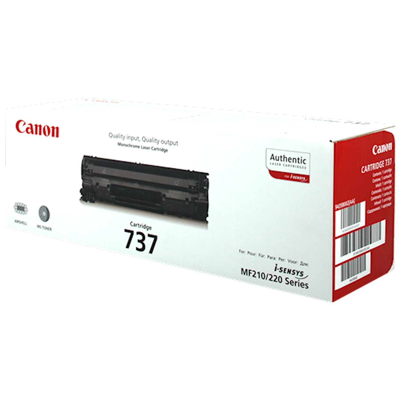 Toner Canon 737 9435B002  - Originale - Nero da 2.400 pagine per i-SENSYS LBP151, i-SENSYS MF211, MF212, MF216, MF217, MF226, MF227, MF229, MF231, MF232, MF236, MF237, MF242, MF244, MF247, MF249