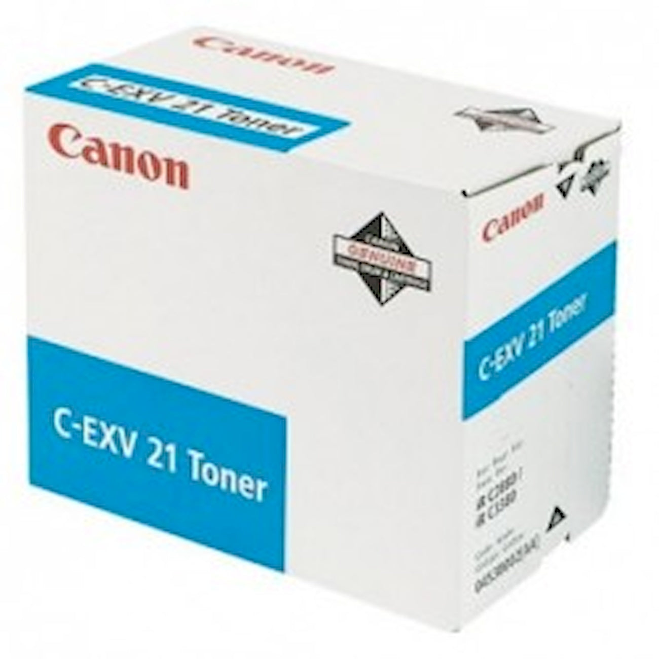 Toner Canon C-EXV21c   - Originale - Ciano da 14.000 pagine per imageRUNNER C2380, C2550, C2880, C3080, C3380, C3480, C3580 (anche versioni i, V2, NE)